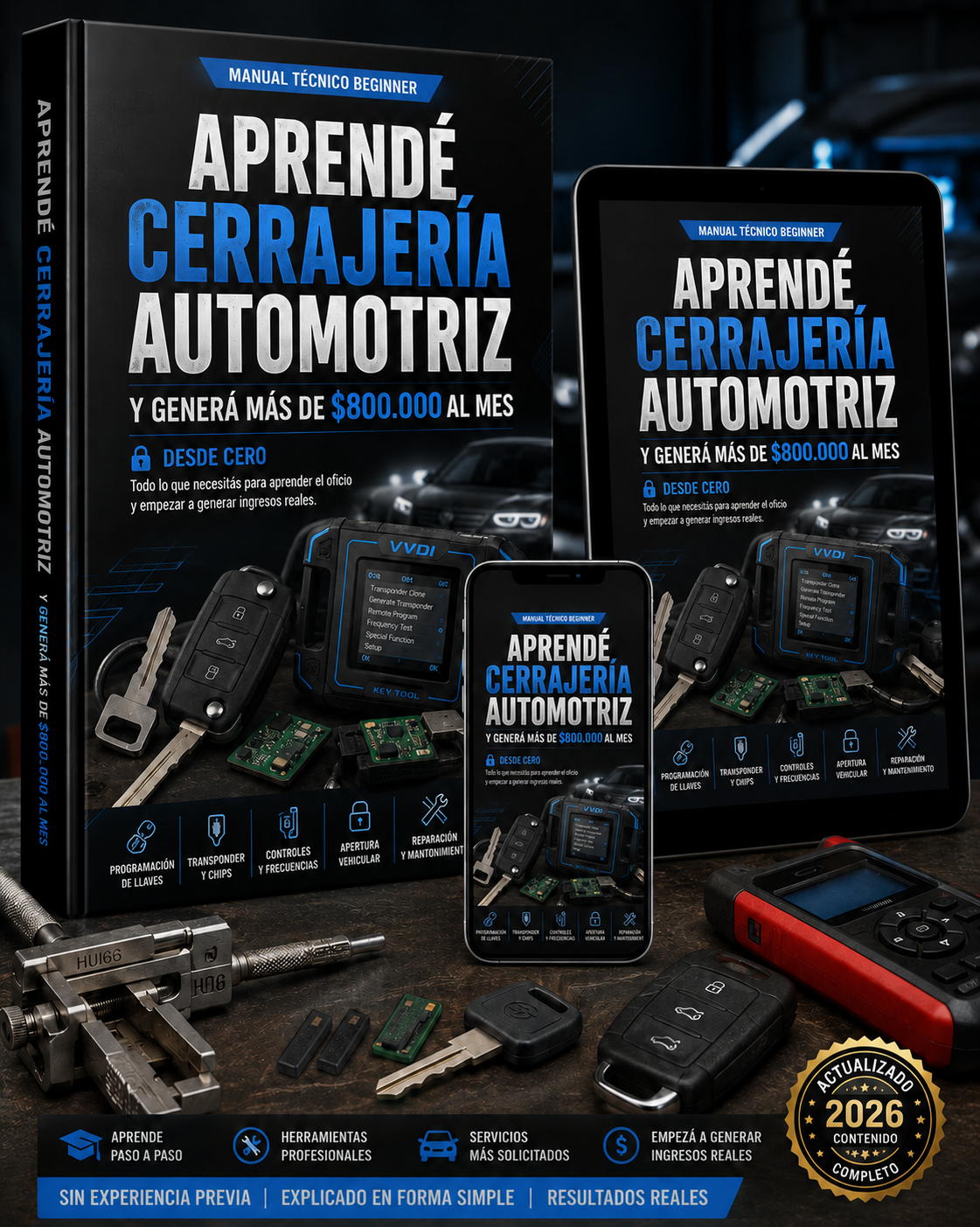 Aprendé Cerrajería Automotriz