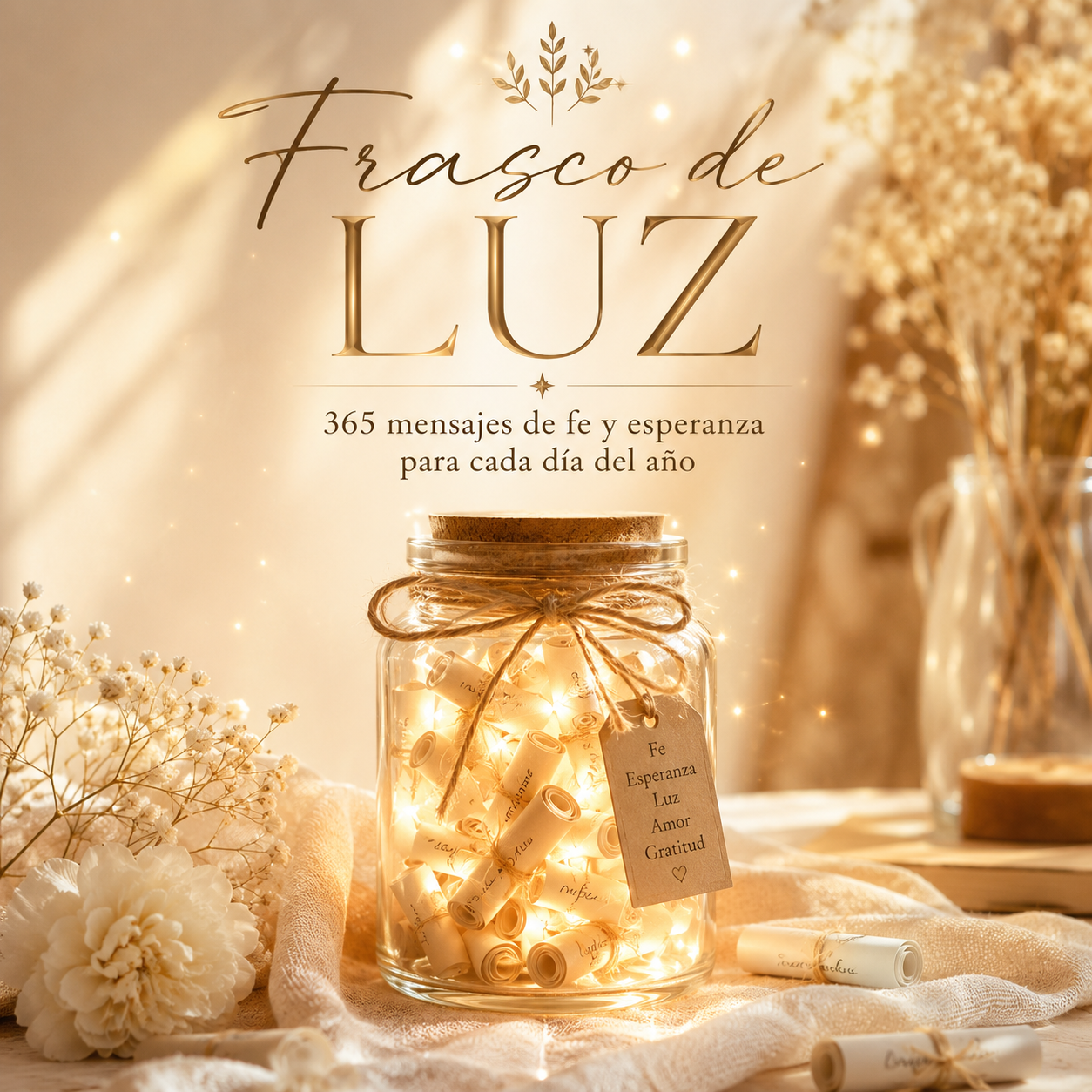 Frasco de Luz: 365 mensajes de fe y esperanza para cada día del año